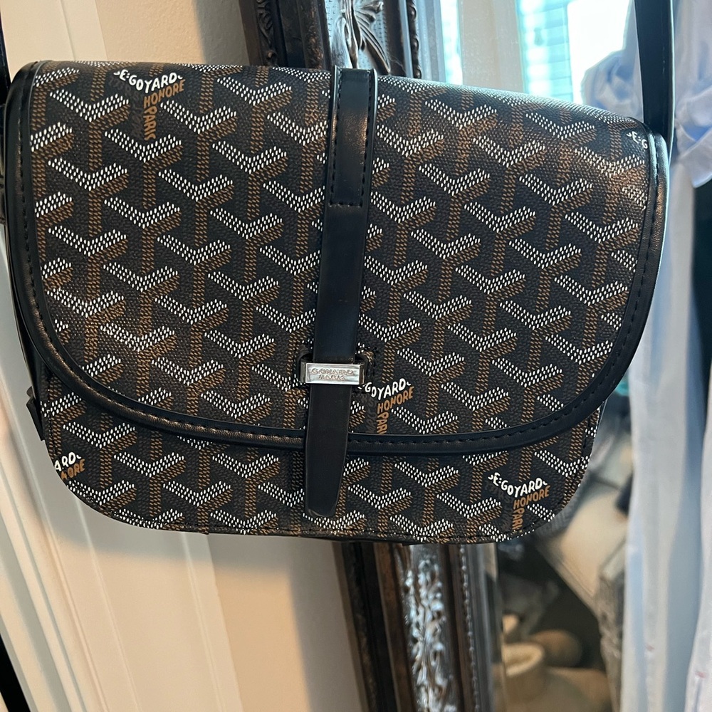 New Black Goyard crossbody